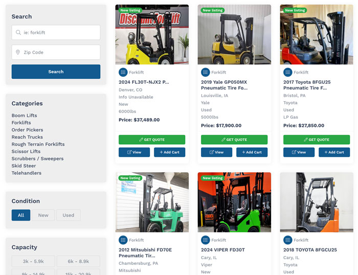 123Forklift Listings
