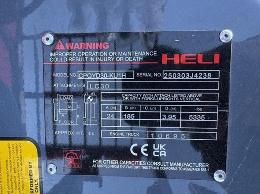 2025 HELI CPQYD30 - 123Forklift