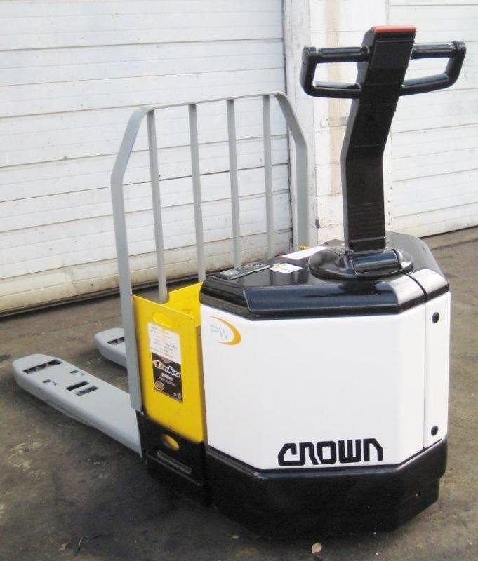 2155 Crown electric pallet jack 6k ...