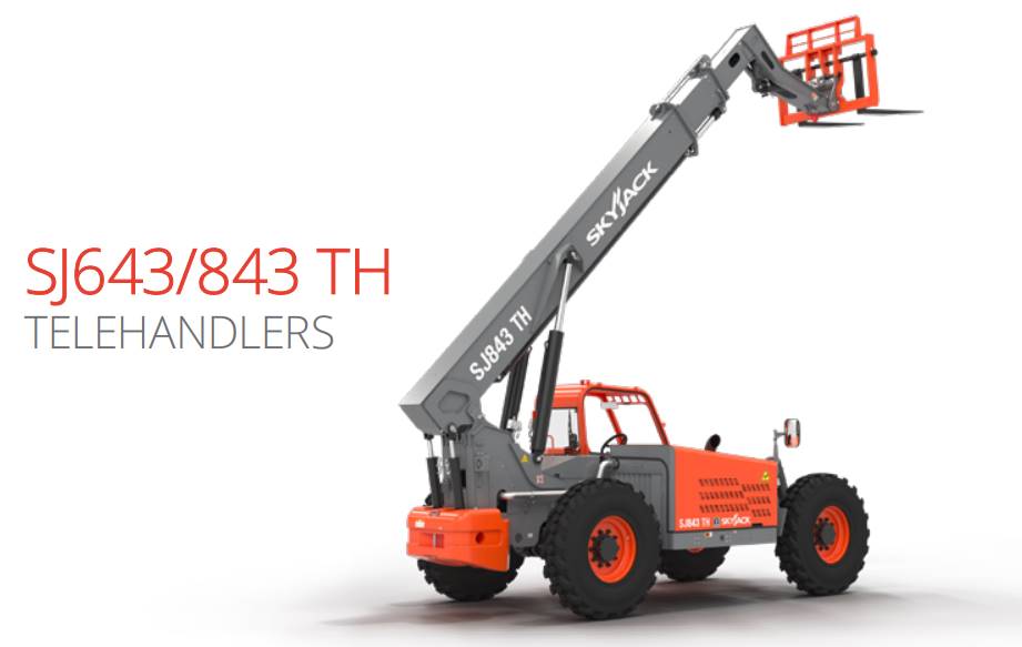 NEW SKYJACK SJ843 TH TELEHANDLER WI...