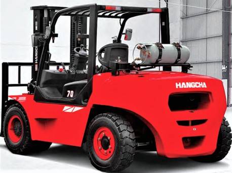 2021 HANGCHA FD70G 15.5K CAB PNEU 2...