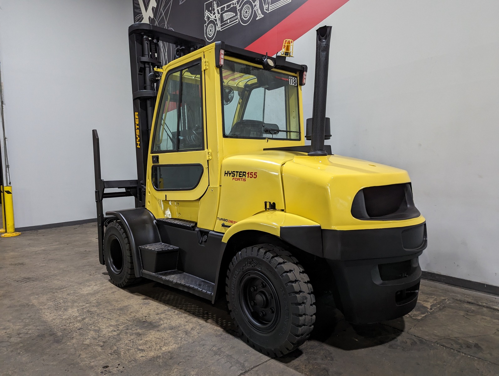 2013 HYSTER H155FT - 123Forklift