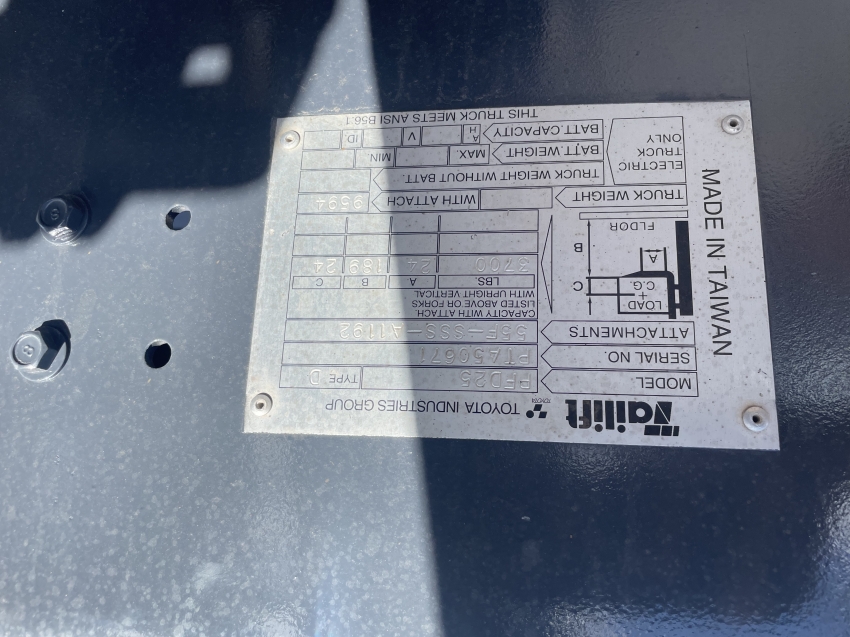 TAILIFT PFD25 - 123Forklift