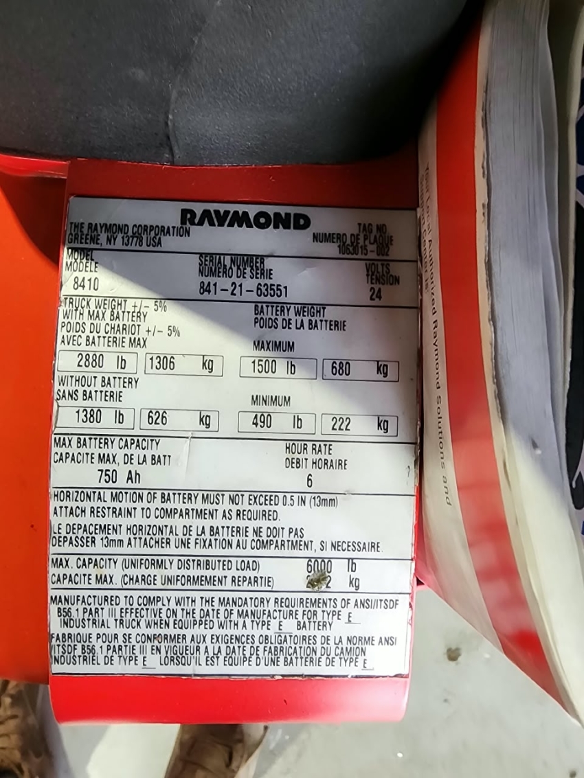 2021 Raymond 6,000lb Cap.,Walkie Pallet Jack  - 123Forklift