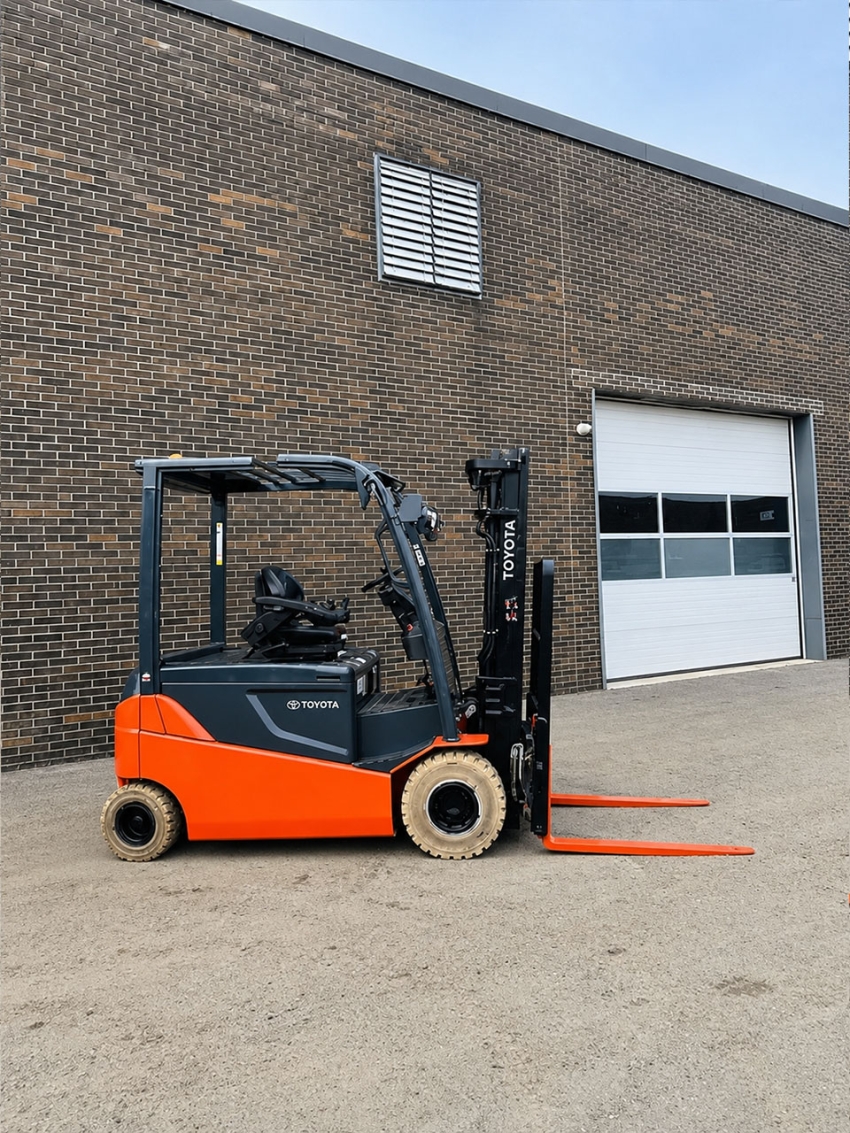 2018 Toyota 5000lbs Cap. Electric Outdoor Forklift w 3 Stage Side-shift - 123Forklift