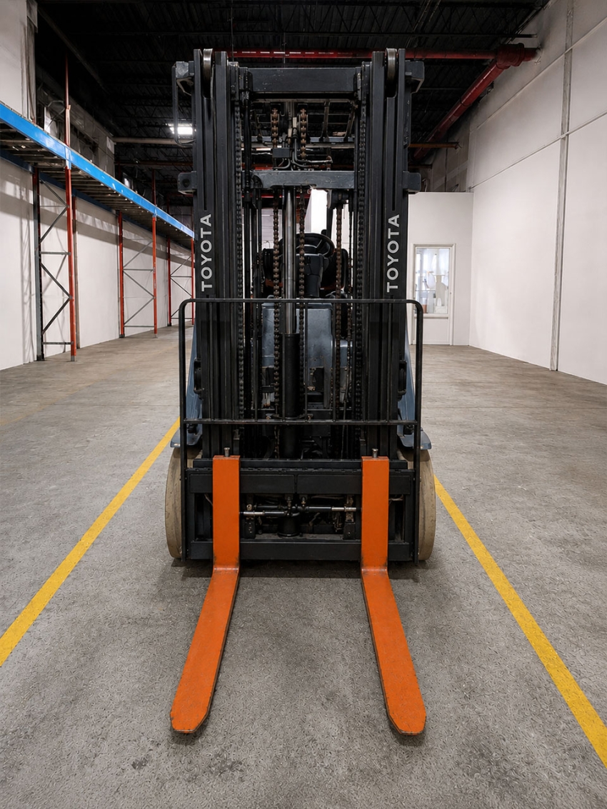 Toyota Electric 4-Wheeler Forklift with 6,000lbs. Capacity, 3-stage Mast w/ Side-shift - 123Forklift