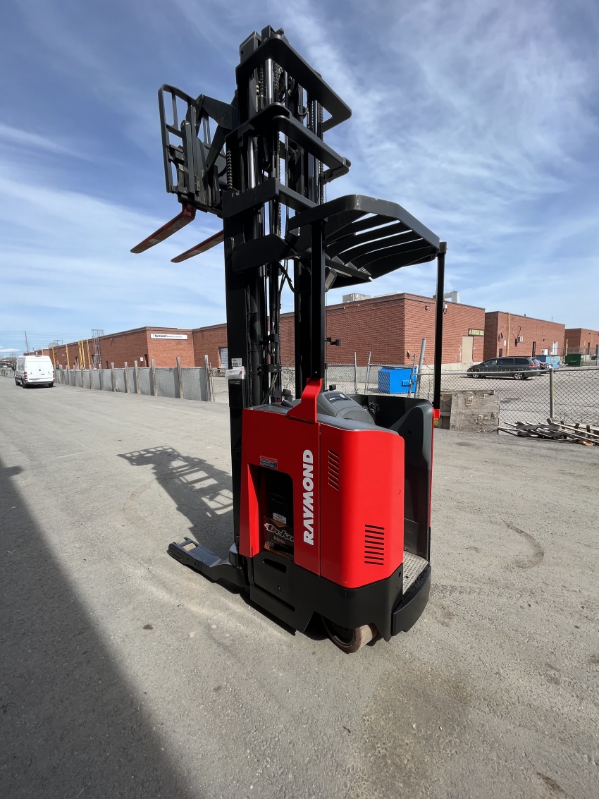 2016 Raymond Reach Forklift W 3500lbs Cap Certified With Charger - 123Forklift