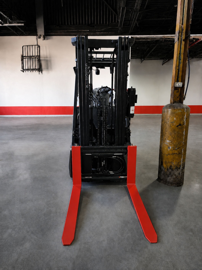2017 Toyota Electric 4-Wheeler Forklift with 6,000lbs. Cap., 3-stage Mast w/ Side-shifter - 123Forklift