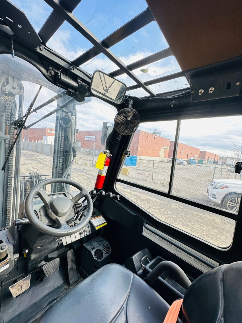 2015 Caterpillar LPG Forklift 5000lbs Cap. 3 Stage Heated Cab - 123Forklift