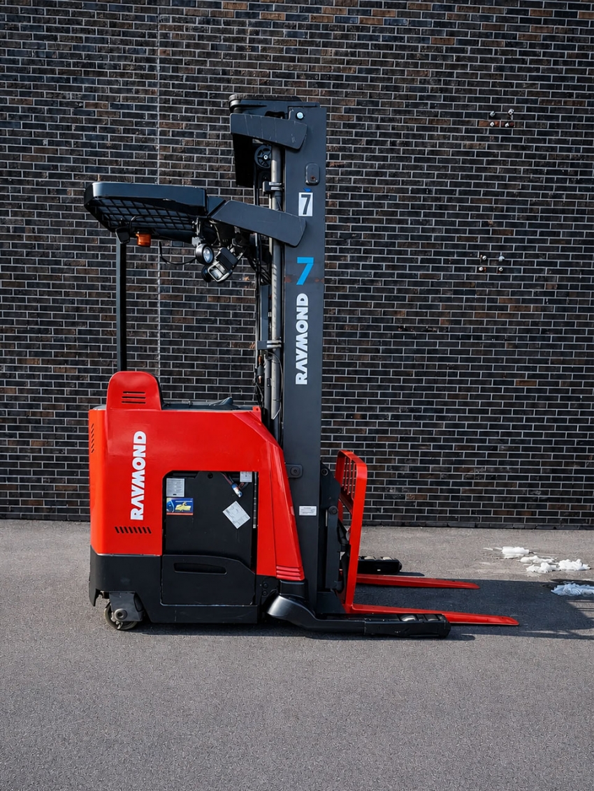 Electric Raymond Deep Reach with 3,200 lbs Cap. - 123Forklift