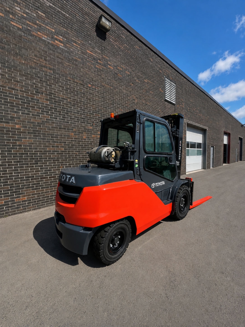2018 Toyota 11000lbs Cap. Propane Outdoor Forklift 2 stage w side-shift - 123Forklift