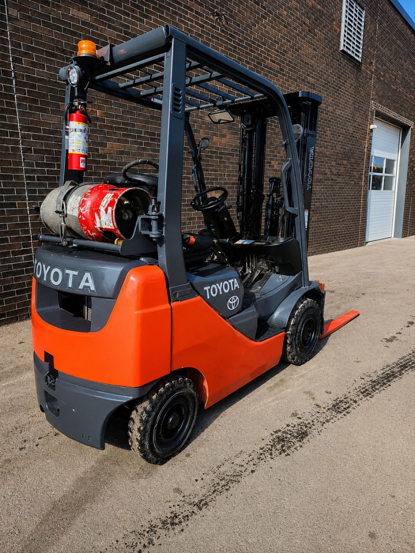Toyota LPG Forklift, 3,000lbs Cap. with 3-stage Mast with Side-shift - 123Forklift