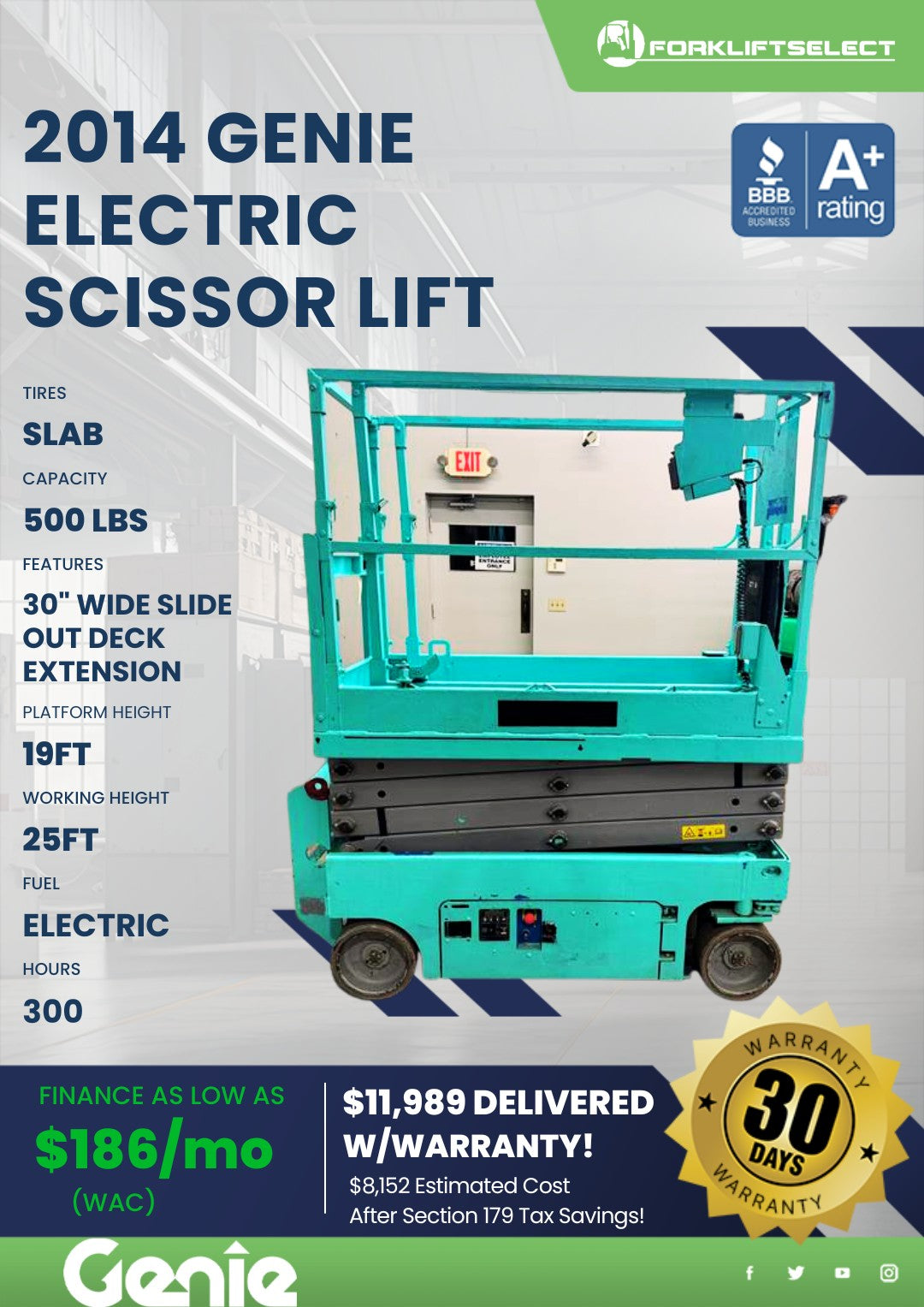 2014.0 Genie Electric Scissor Lift