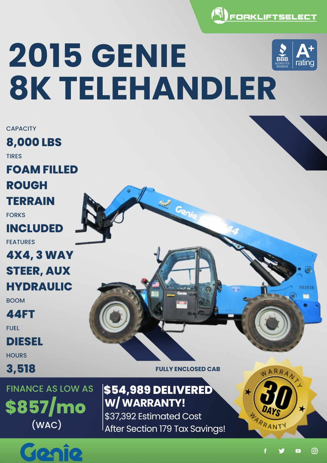 2015.0 Genie 8K Rough Terrain Teleh...