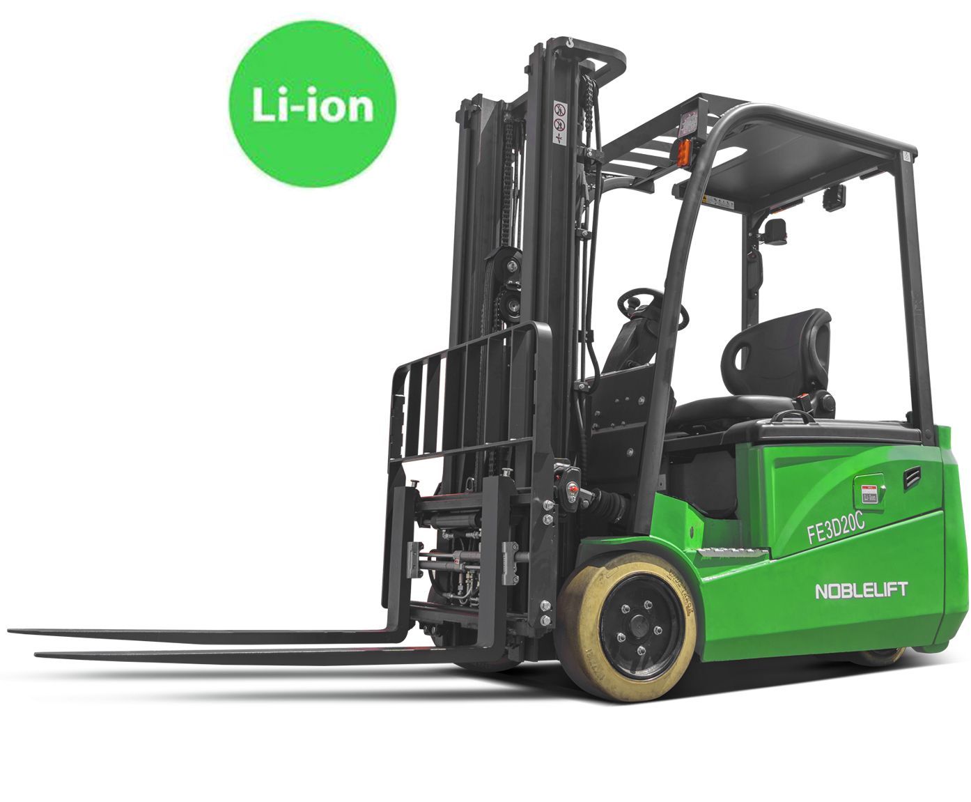 NEW 3-Wheel Electric Cushion Forkli...